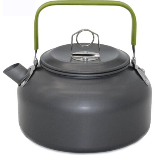 0.8L/1.2L Outdoor Alloy Camping Kettle Water Kettles Coffee Pot Teapot