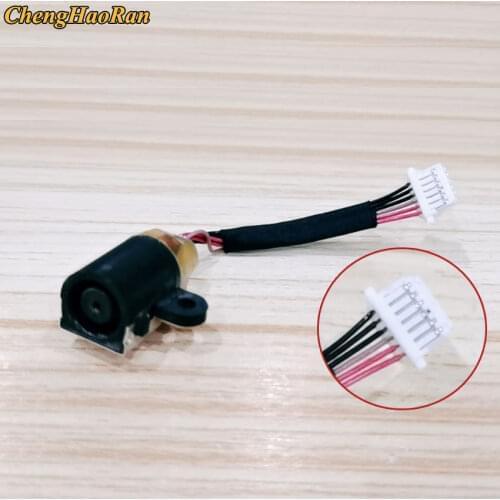 ChengHaoRan DC Power Jack with cable For HP EliteBook Folio 9470M 9480M laptop Connector Port Plug Socket Replacement wire