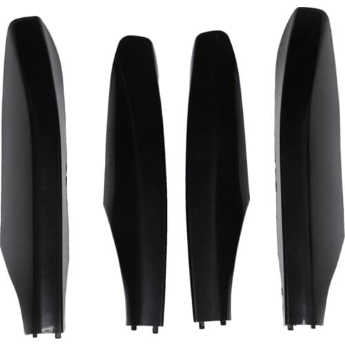 Black Abs Roof Rack Bar Rail End Protection Cover Shell 4Pcs For Toyota Land Cruiser Prado Fj120 2003 - 2009
