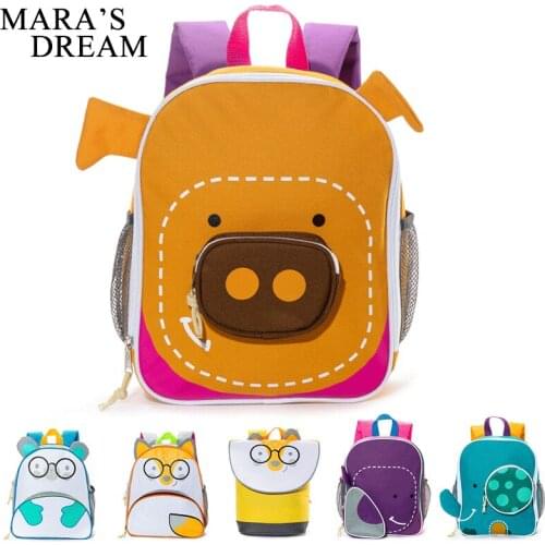 Maras Dre Cute Animal Boys Girls Toddler Children Baby Backpack Kid Cartoon Mini Bag Travel Backpack Kindergarten 3D School Bag