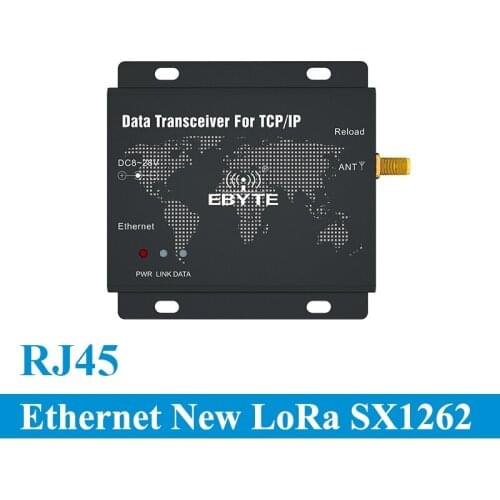 E90-DTU(900SL22-ETH) RJ45 Ethernet New LoRa SX1262 22dBm 915MHz TCP UDP Serial Port Wireless Transceiver Modem