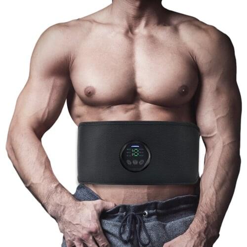 EMS Muscle Electrical Stimulation Smart Abdominal Massage 6Modes Smart Fitness Ab Belt Weight Loss Sport Fitness Accessories