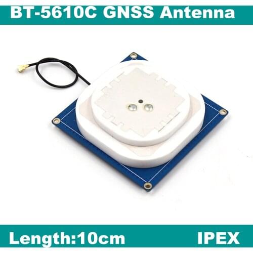 BEITIAN GNSS GPS antenna for ZED-F9P module RTK Drone Base UAV UGV GPS GLO GAL BDS GNSS L1,L2 IPEX 1.13 cable 10.0CM BT-5610C