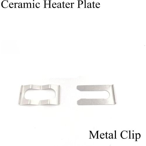 Metal Clips Ceramic Heater Terminal Strip 220V/380V 5pcs Infrared Ceramic Heating Plate End Cap