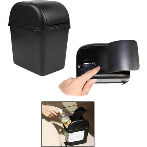 Mini Car Auto Vehicle Rubbish Trash Bin Container Case Holder Box Car Trash Bin Car Accessories