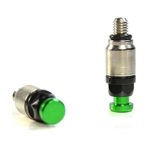 BJMOTO 2Pcs M5x0.8mm Motorcycle CNC Fork Bleeder Relief Valve For Kawasaki Yamaha Honda Suzuki MX Motocross Enduro Supermo