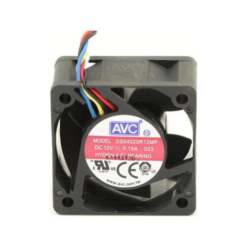 New original AVC DS04020R12MP 4020 40mm 4cm DC 12V 0.15A 4-pin PWM computer cpu cooling fan cooler