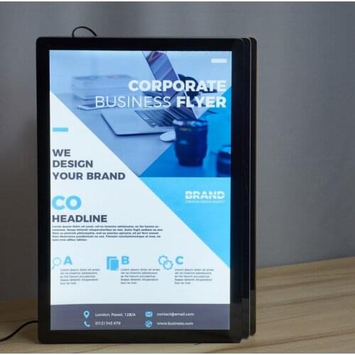 New led poster custom advertising advertising sign light box