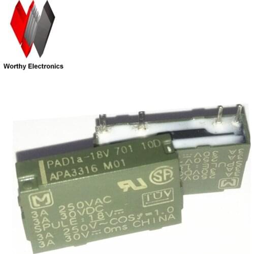 Wholesale 10pcs/lot relay PAD1a-18V