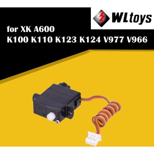 Original 1.9g Plastic Servo for Wltoys XK A600 K100 K110 K123 K124 V977 V966 RC Helicopter Airplane RC Parts