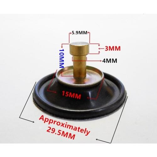 PD24J carburetor GY6-125 ~ 150CC small diaphragm shutoff valve (Coarse-axis) is suitable for four-stroke scooters