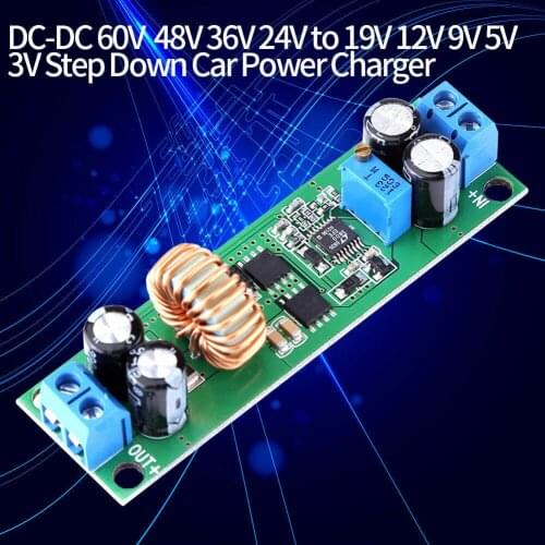 DC-DC Buck Step-down Module 24-60V to 3V-19V 10A Converter Voltage Regulator LB88