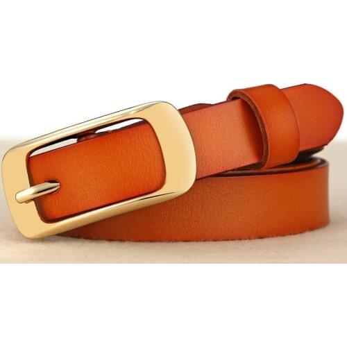 Popular womens leather belt, needle buckle, leather belt, fashionable Retro Leather, all-around womens trouser belt