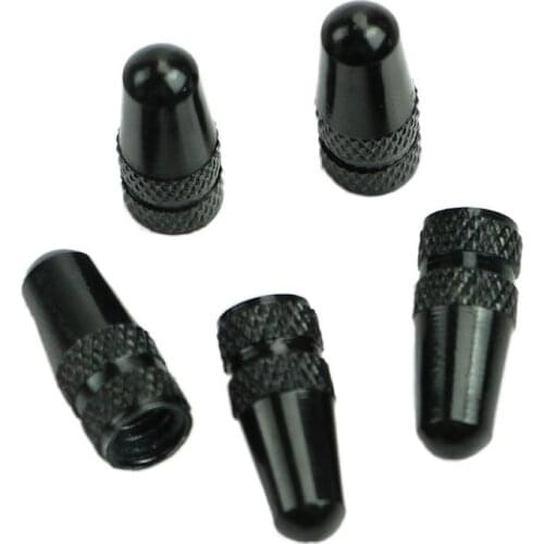 Portable 5Pcs Bicycle MTB Presta Wheel Rim Tyre Stem Air Valve Cap Dust Cover E56D