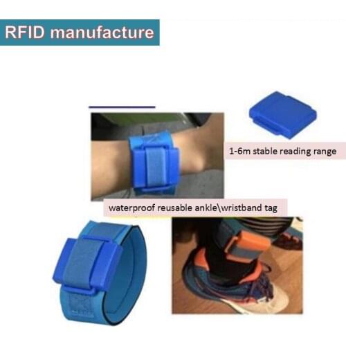 RFID triathlon race marathon timing system Alien H3 flexible Wristband uhf rfid tag reusable 840-960mhz gen2 passive tag