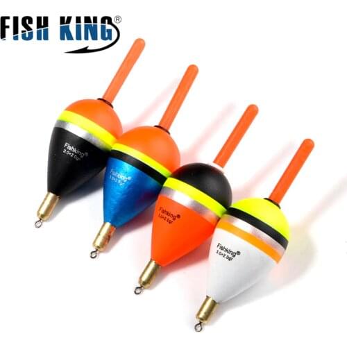 FISH KING 5pcs Mix Size Color Articulos De Pesca Carp Fishing Tackle Accessories For Bobber Set Buoy Boia Floats flotador