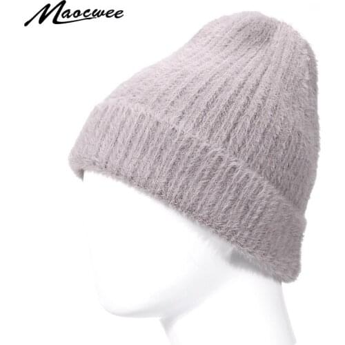 Beanie Cap Autumn Winter Warm Knitted Skull Adult Casual Hip Hop Hat Women Men Acrylic Unisex Solid Color Keep Warm Elastic Hat