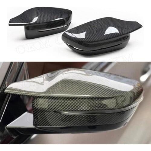 M style Carbon Fiber Material Rearview Mirror Cover For BMW 3 5 6 7 8 Series G11 G12 G14 G15 G16 G20 G21 G30 G31 2020 UP