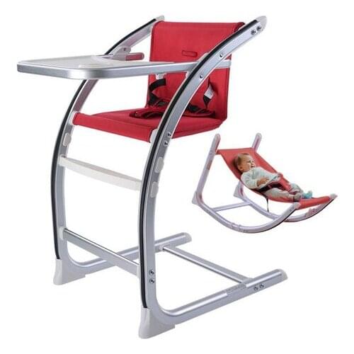Highchairs sillas para bebe baby stoel high chair baby rocking chair portable baby high chair baby portable seat aluminium alloy