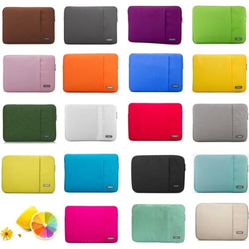 Laptop Sleeve Bag 11 13.3 14.1 15.6 inch Notebook Handbag Macbook Air Pro Case Cover Waterproof Side Carry Laptop Line Sleeve