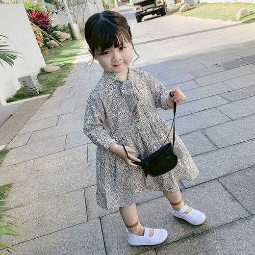 YourSeason 2020 Spring Summer Fashion Style Girls Loose Dresses Soft Baby Kid Elegant Casual Printed Dress