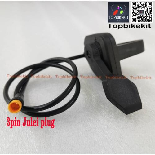 Wuxing ebike throttle 3Pins Julei Waterproof Connector Throttle 108X Thumb throttle with for Electric Bike