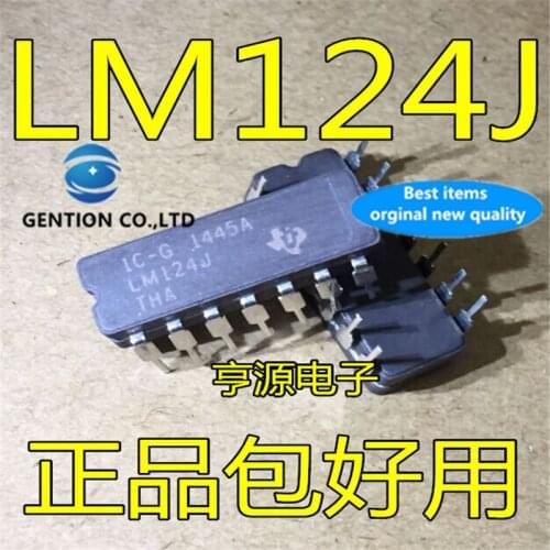 10Pcs LM124 LM124J CDIP14 Amplifier chip in stock 100% new and original