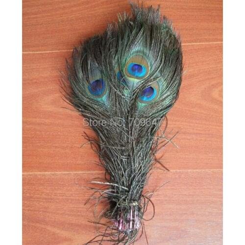 100Pcs/Lot!10-12Inch Pink Peacock Feathers with Pink Quills.Pink Feathers for Costume Supplies.Feathers for Flower Arrangements