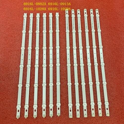 12pcs/set LED backlight strip for LG 42LM340T-ZA 42LM3700 42LS3400 42LM3400 6916L-0913A 6916L-0882A 6916L-1028A 6916L-1029A