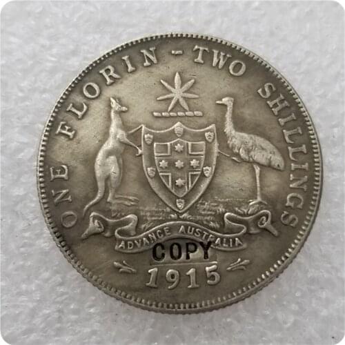 1915 AUSTRALIAN FLORIN COPY COIN