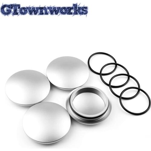 4pcs 69mm 56mm Hubcaps Car Wheel Center Hub Grey Metal Material Superior Quality Auto Accessories