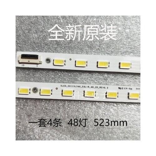 4PCS/KIT LED Backlighr Strip SLED_2011SLS46_EQL_L/R LJ64-02860A LJ64-02859A For KDL-46HX720 KDL-46HX820 LSY460HQ0