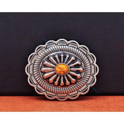 6pc 44*38mm American Traditional Flower Western Purple Turquoise Leathercraft Luggage bag Hardware Belt Hanbag Concho Screwback