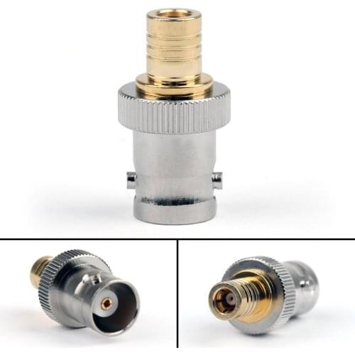 Artudatech 10 Pcs Adapter BNC Female To SMB Female Jack RF Connector Straight Brand New Plug Parts