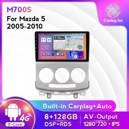 MEKEDE For Mazda 5 2 CR 2005-2010 Car Radio Multimedia Video Player Navigation GPS Android system 6+128g wifi 4g support dvr