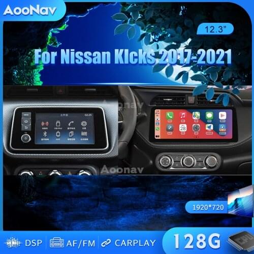 128GB Android Car radio GPS For Nissan KIcks 2017-2021 car Multimedia Player Navigation Stereo receiver Head Unit
