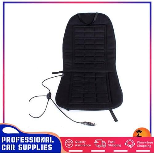12V Car Front Heating Seat Hot Cover Heater Pad Warmer Cushion Winter Heater Seat Black For RV Camper Trailer Truck Lorry Van