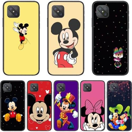 Mickey Fashion Phone Case cover For OPPO A91 9 83 79 92s 5 F9 A7X Reno2 Realme6pro 5 black tpu cell cover
