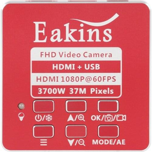 37MP Full HD 1080P 60FPS HDMI USB Lab Digital Industrial Video Microscope Camera + 130X HD C Mount Lens For PCB Soldering