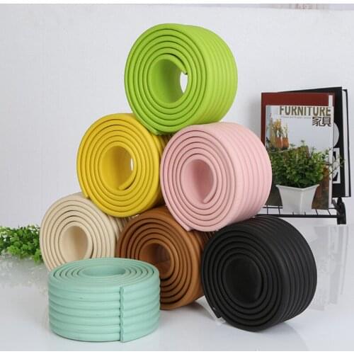 2M Childrens Anti-collision Strip Baby Safety Protection Foam Strip W Type Thickening Widening Table Desk Edge Corner Protector