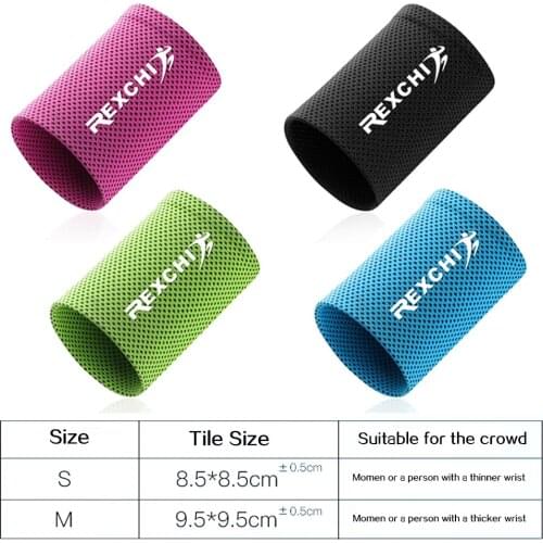 Elastic Wristband Women Cool Ice Silk Wrist Support Ultralight Brace Gym Fitness Weightlifting Basketball Tennis Summer New