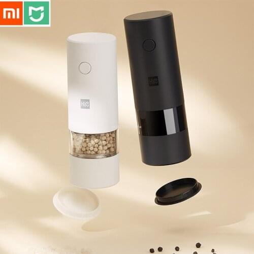 Xiaomi Huohou Electric Automatic Mill Pepper And Salt Grinder LED Light 5 Modes Peper Spice Grain Pulverizer For Smart Cooking