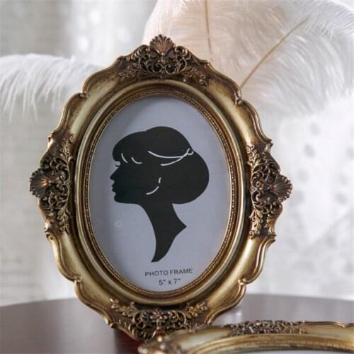 European Source Gold Cut Photo List Creative Hair Photo Desktop Frame Luxury Frames For Bruiloft Home Decor Poison Ambitious