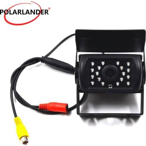 18 LED Car Rear View Camera Parking Rearview Backup Reversing Cam Waterproof for Truck Bus Night Vision 12-24V