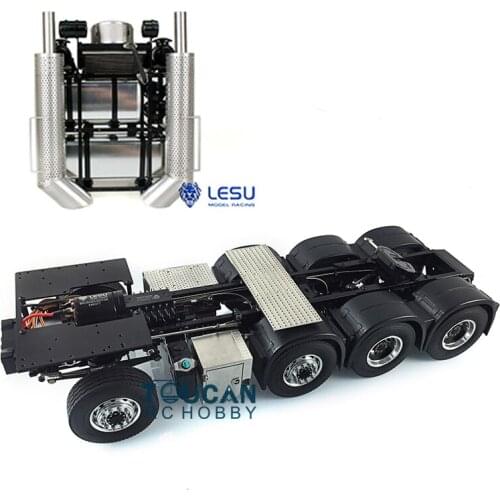 LESU 8*8 Metal Chassis 1/14 RC Tractor Truck TMY BZ 56348 3363 1851 Model TH16462