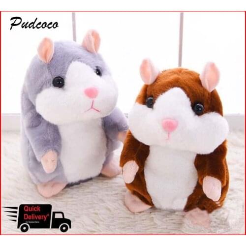 Cute Sound Christmas Kid Gift High Quality Cheeky Hamster Talking Pet Soft Toy