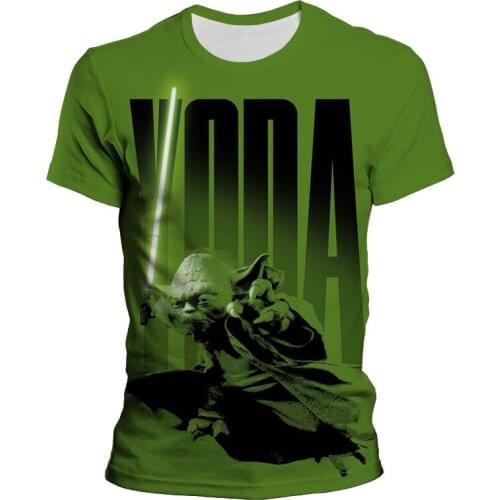 Disney Fashion Summer New Mens T-shirt Star Wars Theme Tops 3d Digital Print Retro Trend Short Sleeve T-shirt Tops Plus Size