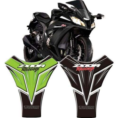 Motorcycle 3D Fuel Tank Protective Stickers Decals For Kawasaki Ninja ZX-10R ZX10R 2010-2015