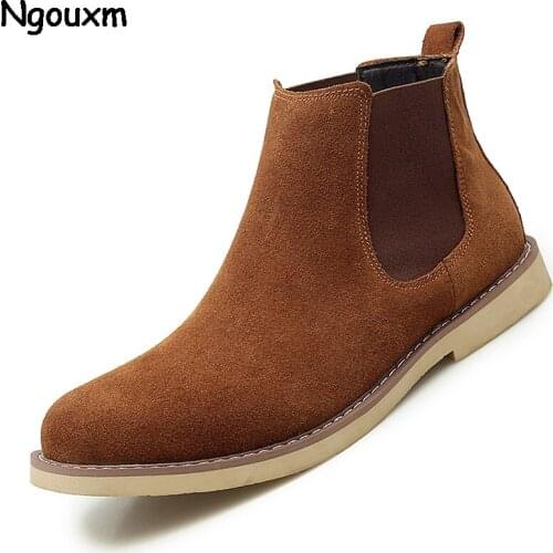 Мужские ботинки челси Ngouxm China At AliExpress
