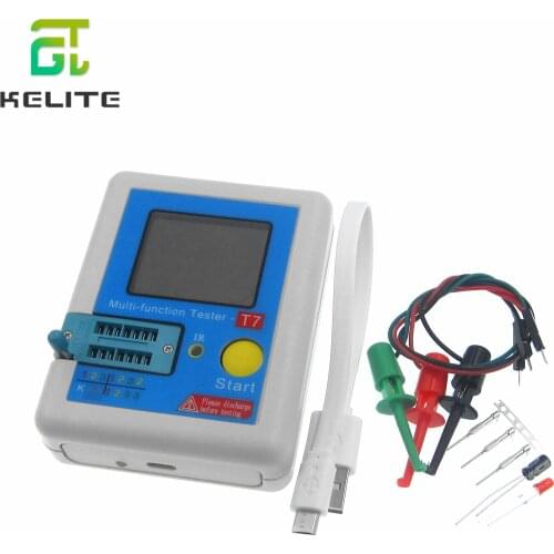 New LCR-T7 Transistor Tester Multi-functional Didoe Triode Capacitance Resistor Inductance MOSFET NPN PNP Triac MOS Detect